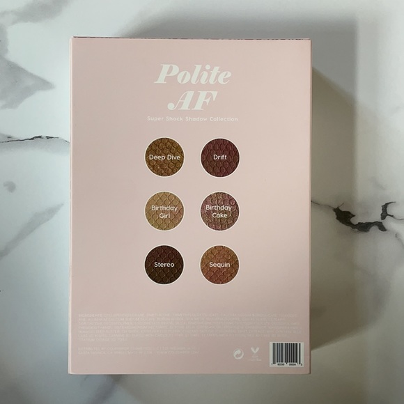 Colourpop Polite AF Super Shock Shadow Collection - Picture 3 of 5
